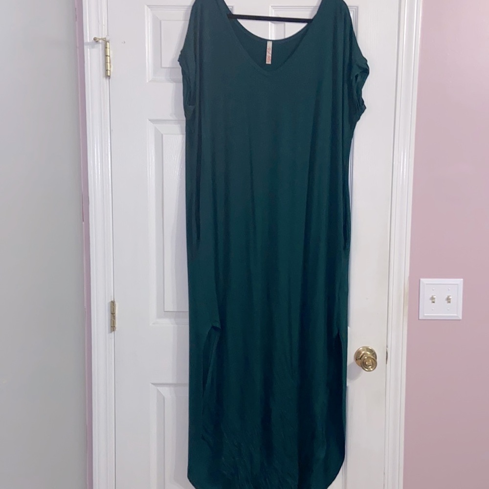 Dark Green Full Length Maxi